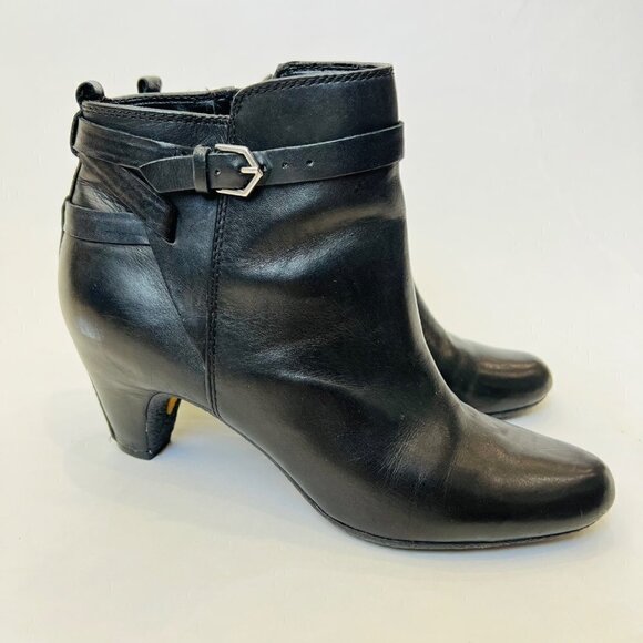 ❤️ Sam Edelman Maddox booties in black Size 8M - Picture 1 of 8